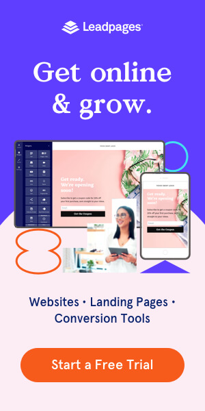 create websites landing pages conversion tools