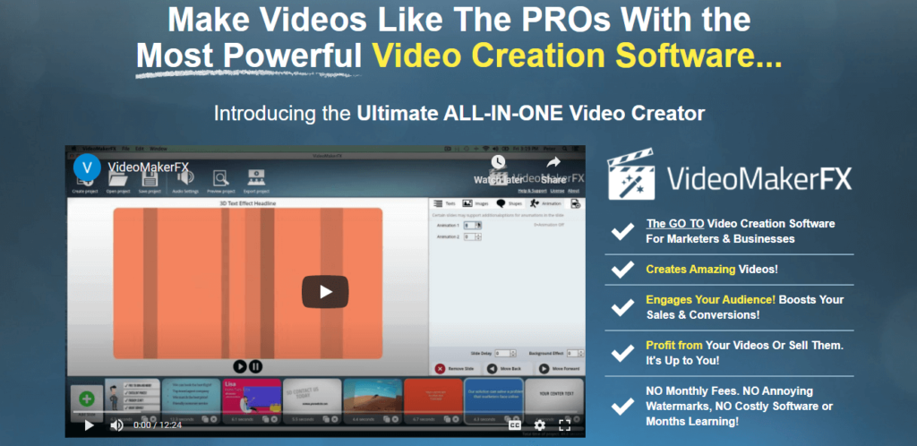 videomakerfx video creation software