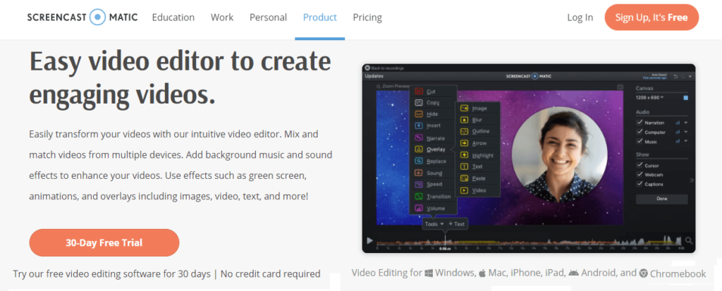screencast-o-matic video editor