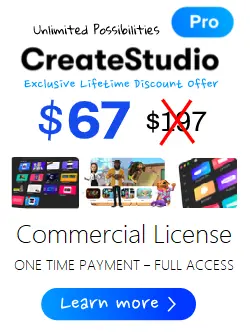 createstudio pro commercial discount price