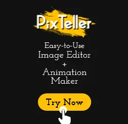 pixteller logo start designing
