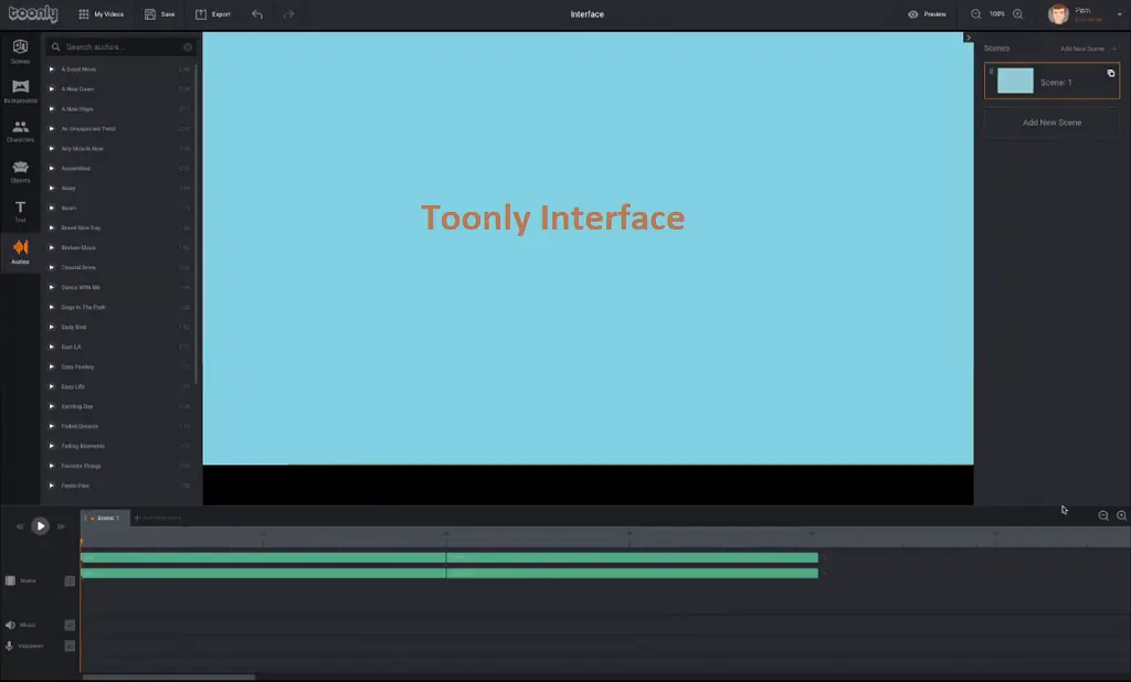 toonly interface