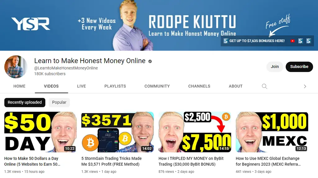 make money online youtube channel