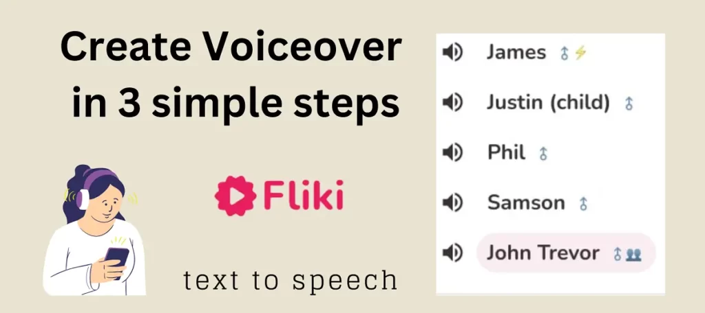 create voiceover on fliki ai
