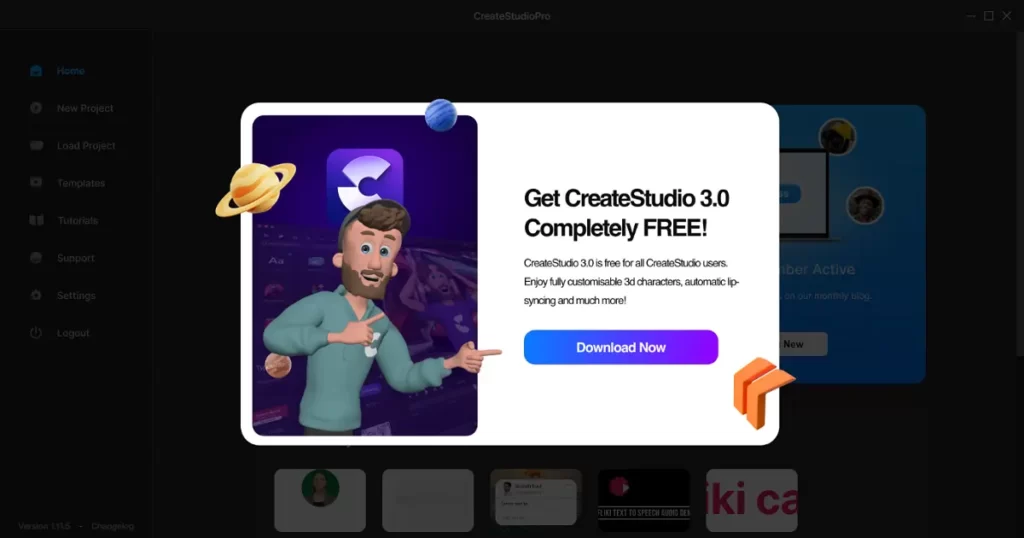 free createstudio 3 update