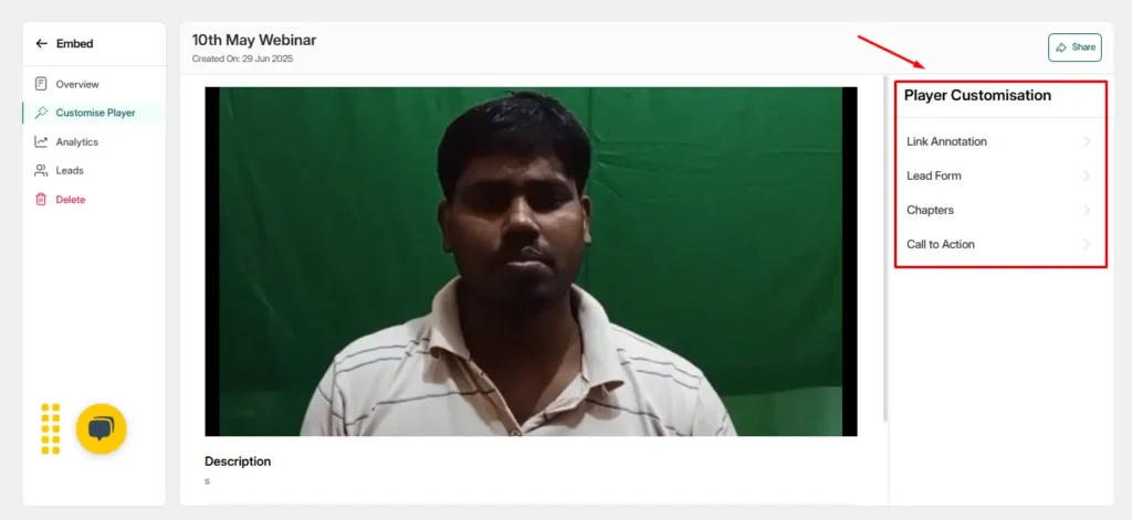 custom embed player on gudsho review