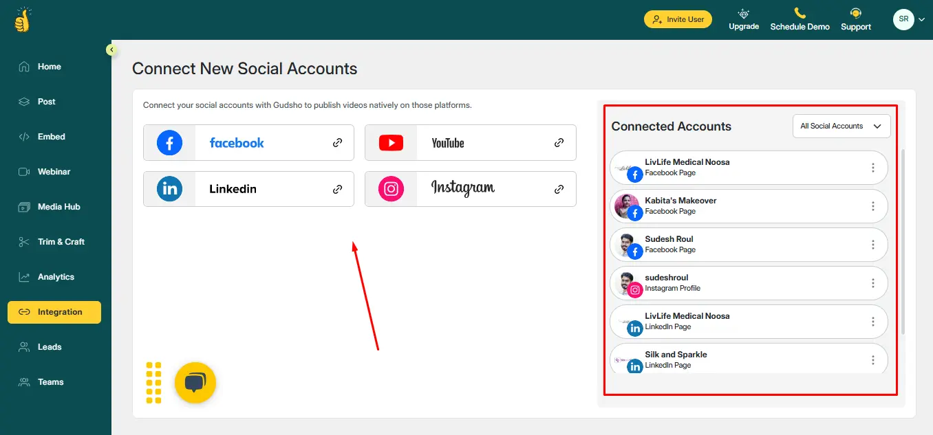 social media management on gudsho review