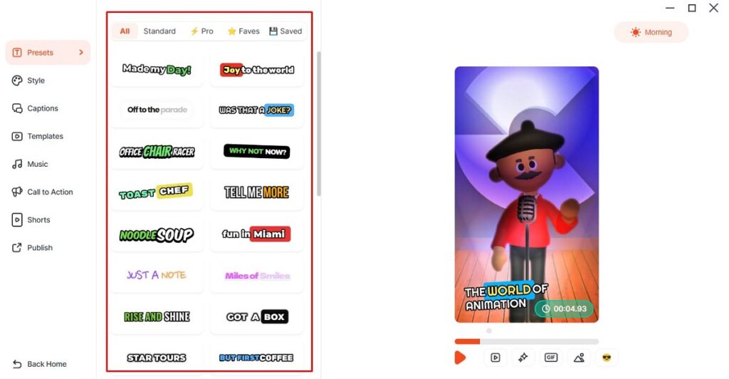clipmagic caption generator
